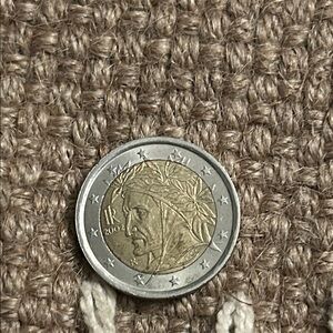 Italy coin 2 euro 2002 limited editions rare coin collection Dante Alighieri